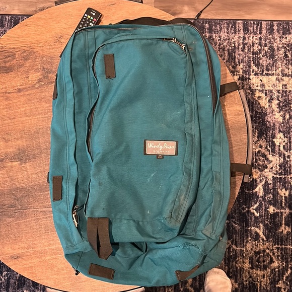 Vintage 80s duffle bag/backpack combo Windy Pass by the North Face - Picture 1 of 5